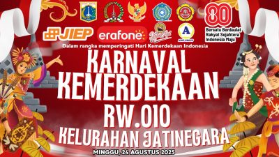 Aine Group Jadi Sponsor Karnaval RW 010 Seni & Budaya Nusantara di Jatinegara, Cakung